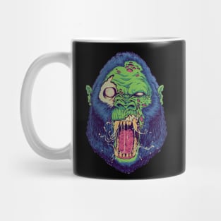 Zombie Martian green Gorilla attack Mug